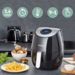 Friteuza cu aer cald, Air fryer Digifry, 3.6 litri, display digital touch+9 programe+carte retete,Monzana - imagine 8