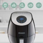 Friteuza cu aer cald, Air fryer Digifry, 3.6 litri, display digital touch+9 programe+carte retete,Monzana - imagine 5