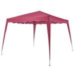 Pavilion gradina si camping pliabil,impermeabil, cu protectie UV, 3mx3mx2,5m, bordeaux, cu husa transport, Art&life