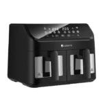 Friteuza cu aer cald, 2 cosuri, 9 programe, 2000 W, 30 - 200 °C, negru - imagine 17
