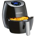 Friteuza cu aer cald, Air fryer Digifry, 3.6 litri, display digital touch+9 programe+carte retete,Monzana
