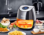 Friteuza cu aer cald, Air fryer Digifry, 3.6 litri, display digital touch+9 programe+carte retete,Monzana - imagine 4
