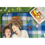 Patura picnic/camping cu maner, izolata termic si impermeabila, 195 x 150 cm, pentru 2-6 persoane - imagine 5