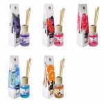 Set 5 odorizante de camera cu betisoare parfumate, 5 sortimente, Deuba, 100ml