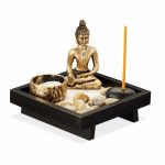 Mini gradina Zen cu Buddha, Relaxdays