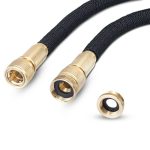 Furtun de udat Premium, extensibil pana la 15 m, flexibil, 10 functii, suport de perete cu accesorii incluse - imagine 5