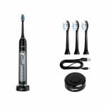 Periuta de dinti electrica Sonic, 5 moduri de functionare, temporizator, 3 nivele de putere, negru - imagine 2