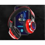 Casti bluetooth audio 'Deluxe' microfon incorporat, LED, slot card MicroSD, Aux Jack 3.5 si radio FM - imagine 6
