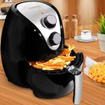 Friteuza cu aer cald, Airfryer XL 3,6 litri/1500W, 9 programe + carte retete, Monzana - imagine 2