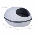 Culcus de pisici, 2 in 1, Relaxdays - imagine 2
