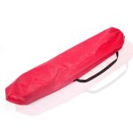 Scaun de camping/pescuit, captusit, cu spuma, pliabil, suport pahar, capacitate 150 kg, rosu - imagine 2