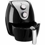 Friteuza cu aer cald, Airfryer XL 3,6 litri/1500W, 9 programe + carte retete, Monzana - imagine 5