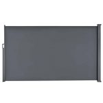 Paravan separator lateral Dubai, retractabil, pentru gradina, 300x180 cm, gri inchis, impermeabil si reglabil - imagine 6