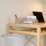 Set organizator de birou, 4 piese, plasa metalica, silver - imagine 4