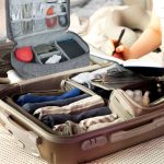 Geanta cabluri/Organizator accesorii telefon si PC, Relaxdays, gri, 25X11X20 cm - imagine 2