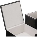 Set de birou, organizator de birou din piele ecologica + caseta ceasuri si bijuterii + mousepad ergonomic - imagine 5