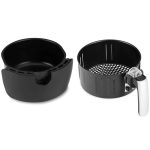 Friteuza cu aer cald, Airfryer XL 3,6 litri/1500W, 9 programe + carte retete, Monzana - imagine 4