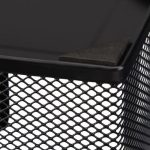 Set organizator de birou, 6 piese, plasa metalica, Negru - imagine 6