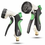 Furtun de udat Premium, extensibil pana la 15 m, flexibil, 10 functii, suport de perete cu accesorii incluse - imagine 3