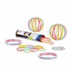 Betisoare luminoase, colorate pentru petreceri, 100 bucati, Relaxdays