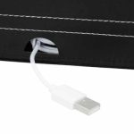 Organizator de birou cu 4 compartimente si un sertar, negru - imagine 11