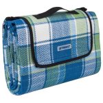 Patura picnic/camping cu maner, izolata termic si impermeabila, 195 x 150 cm, pentru 2-6 persoane