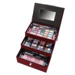 Trusa de Machiaj, set 74 piese, Sweet Beauty Cherry, Zmile Cosmetics, catifea visinie - imagine 4