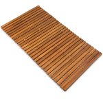 Covoras de baie, din lemn de salcam, 80 x 50 cm, certificare FSC®, Casaria