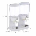 Dozator dublu pentru musli, cereale, nuci, fulgi de porumb si bomboane 2 x 4 l - imagine 8