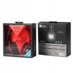 Casti bluetooth audio 'Deluxe' microfon incorporat, LED, slot card MicroSD, Aux Jack 3.5 si radio FM - imagine 8