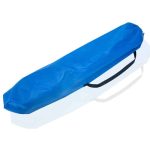 Scaun de camping/pescuit, captusit, cu spuma, pliabil, suport pahar, capacitate 150 kg, albastru - imagine 8