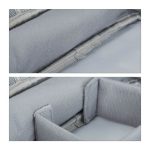 Geanta cabluri/Organizator accesorii telefon si PC, Relaxdays, gri, 25X11X20 cm - imagine 10