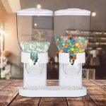 Dozator dublu pentru musli, cereale, nuci, fulgi de porumb si bomboane 2 x 4 l - imagine 9