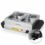 Incalzitor electric-Chafing pentru mancare tip bufet, 2x2.5litri, Jago, 200W - imagine 2