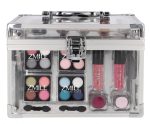 Trusa machiaj "Acrylic" 42 piese, farduri, oglinda + geanta transparenta Zmile Cosmetics, Vegan - imagine 5