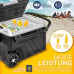 Lada frigorifica cu compresor, electrica, 50 litri, control prin aplicatie WiFi, 12/24 V, 230 V, frigider pana la -20 °C, negru - imagine 7
