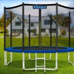 Trambulina KIDUKU® pentru exterior, impermeabila si rezistent la UV, diametru 305 cm, greutate maxima suportata 150 kg