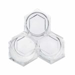 Organizator cosmetice, multifunctional, 3 compartimente, acrilic transparent, 13 x 13,5 x 12 cm - imagine 5