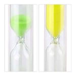 Set 5 clepsidre cu nisip colorat, timpi diferiti, pentru copii, multifunctioanale, multicolor - imagine 4