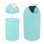 Set accesorii de baie, 6 piese, verde - imagine 6