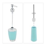 Set accesorii de baie, 6 piese, verde - imagine 7