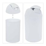 Set accesorii de baie, 6 piese, alb - imagine 7