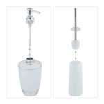 Set accesorii de baie, 6 piese, alb - imagine 8