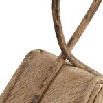 Casuta rustica decorativa suspendata pentru pasari, lemn, 29 x 20 x 12 cm - imagine 7