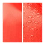 Geanta impermeabila, pentru plaja sau drumetii, rezistenta la praf si umiditate, PVC robust, 20 L, rosu/negru, 25 x 0.5 x 60 cm - imagine 5