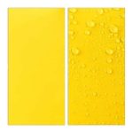 Geanta impermeabila, pentru plaja sau drumetii, rezistenta la praf si umiditate, PVC robust, 20 L, galben/negru, 25 x 0.5 x 60 cm - imagine 6