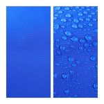 Geanta impermeabila, pentru plaja sau drumetii, rezistenta la praf si umiditate, PVC robust, 30 L, albastru/negru/alb, 38 x 0.5 x 72 cm - imagine 6