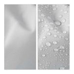 Geanta impermeabila, pentru plaja sau drumetii, rezistenta la praf si umiditate, PVC robust, 30 L, gri/negru, 38 x 0.5 x 72 cm - imagine 6