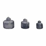 Cantar Rustic decorativ, 3 greutati 13g/27g/51g, fonta, 24 x 27 x 10,5 cm - imagine 7