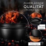 Ceaun cuptor olandez Grillas®, 4.2 litri, fonta, capacitate 2-5 persoane, capac-tigaie, calitate premium, carte de retete - imagine 5